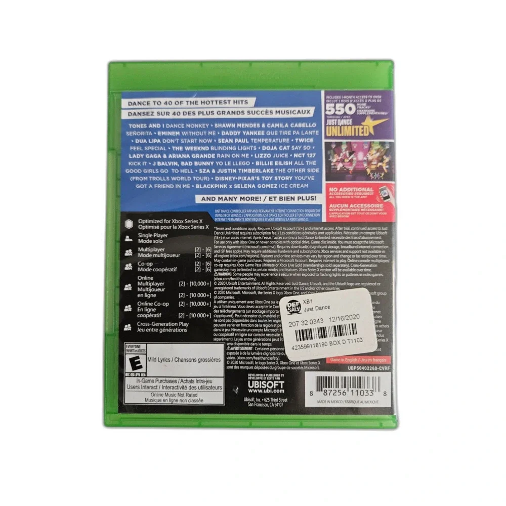 Just Dance 2021 Xbox One Xbox Series X